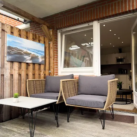 Zentrales Fuer 2 *bogenstrasse* Appartamento Norderney